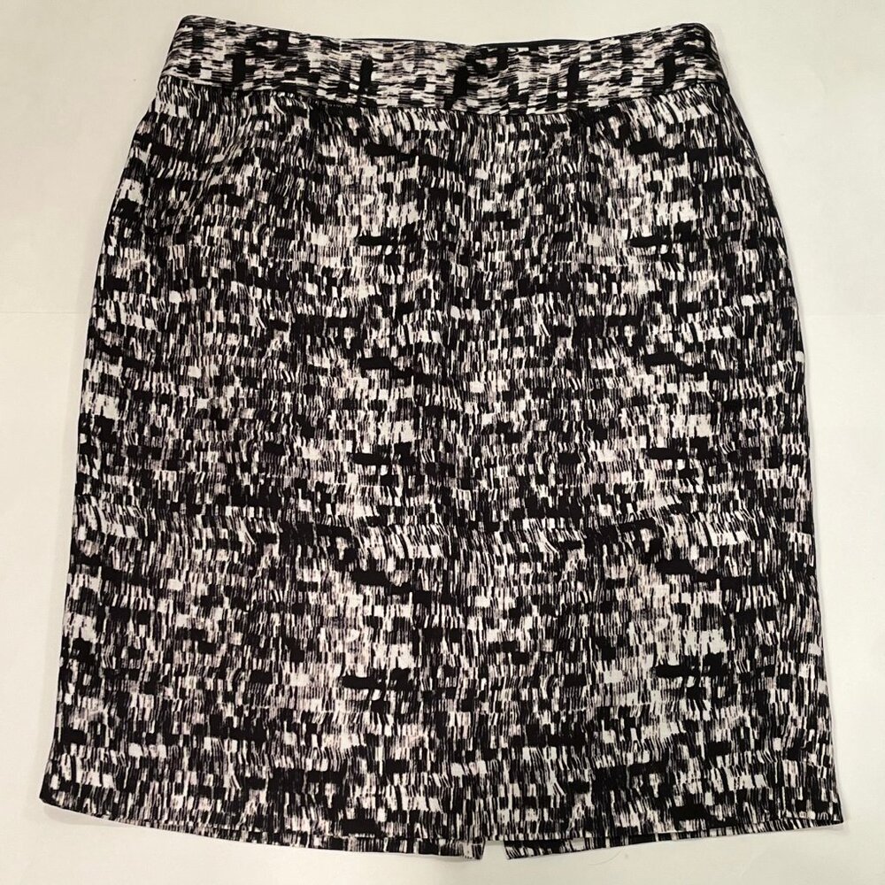 BR b&w pencil skirt, 10
